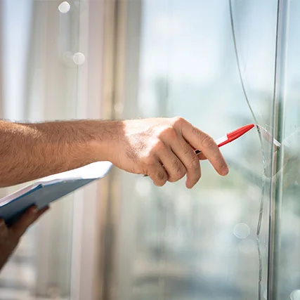 broken glass repair in Tampa, FL